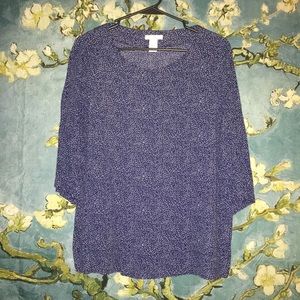 h&m 3/4 sleeve blouse